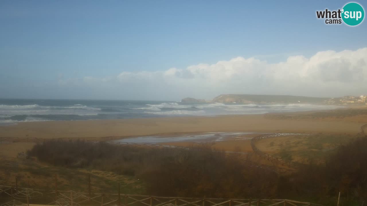 Webcam Torre dei Corsari – Vista live sulla spiaggia da Punta Usai