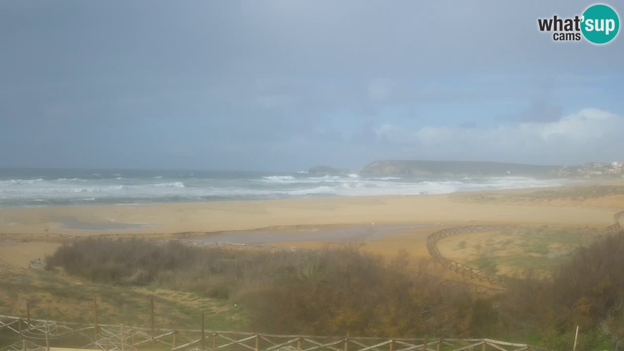Webcam Torre dei Corsari – Vista live sulla spiaggia da Punta Usai