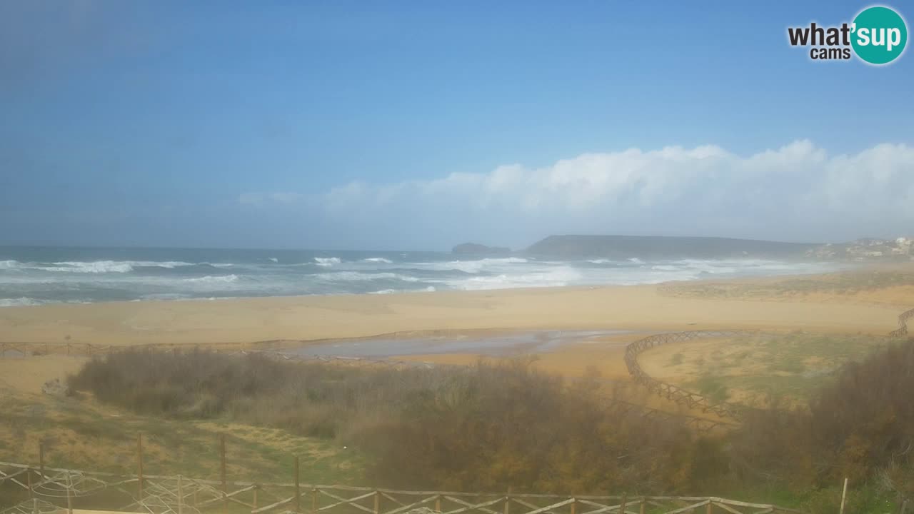 Webcam Torre dei Corsari – Live Beach View from Punta Usai