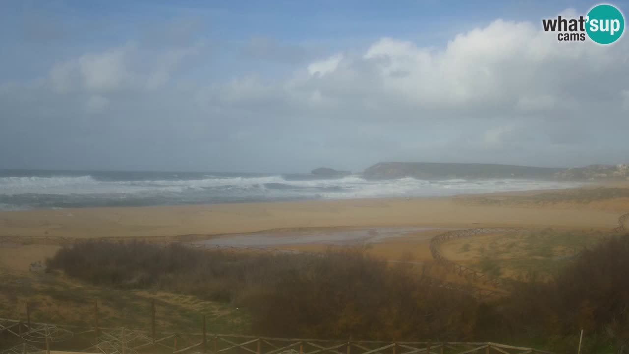 Webcam Torre dei Corsari – Live Beach View from Punta Usai