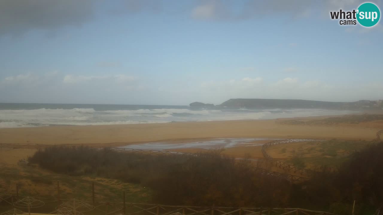 Webcam Torre dei Corsari – Live Beach View from Punta Usai