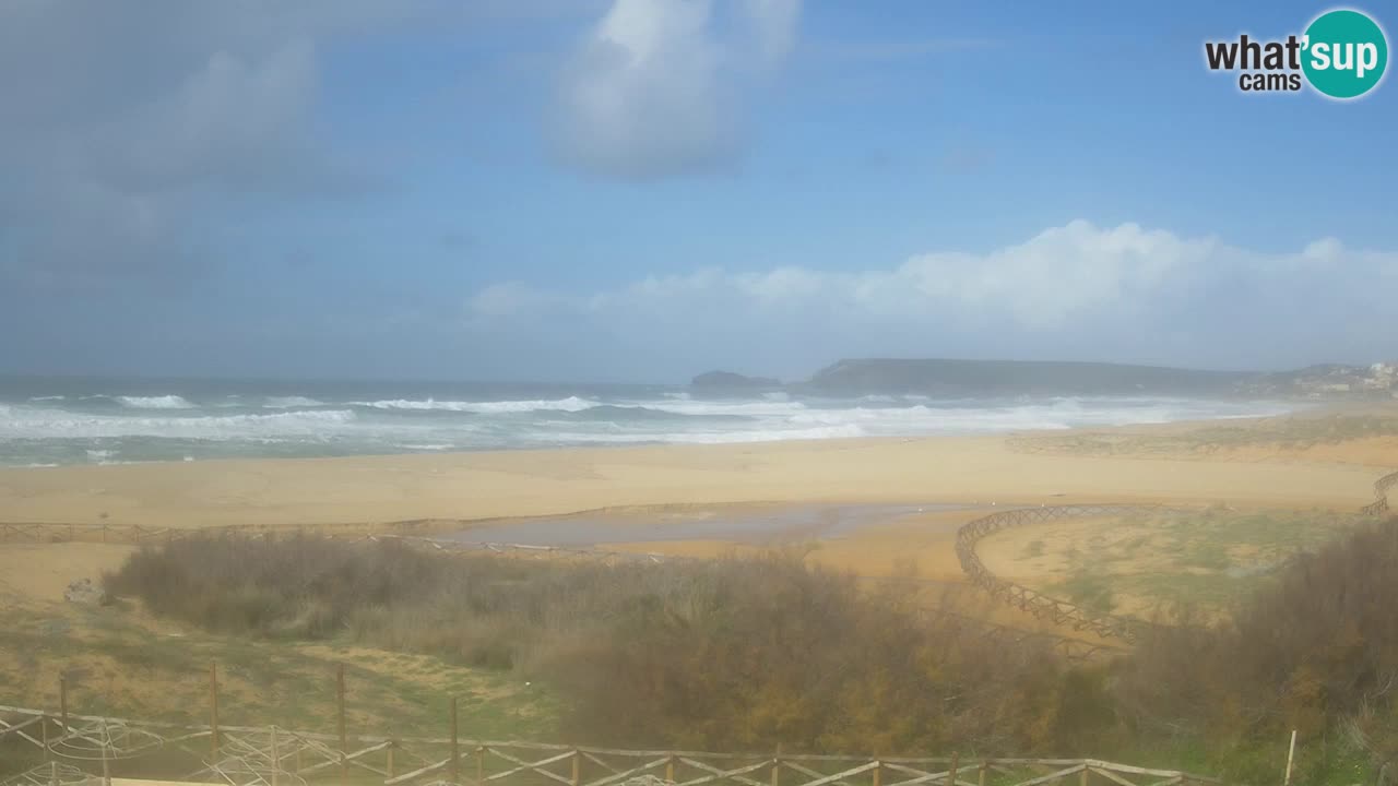 Webcam Torre dei Corsari – Live Beach View from Punta Usai