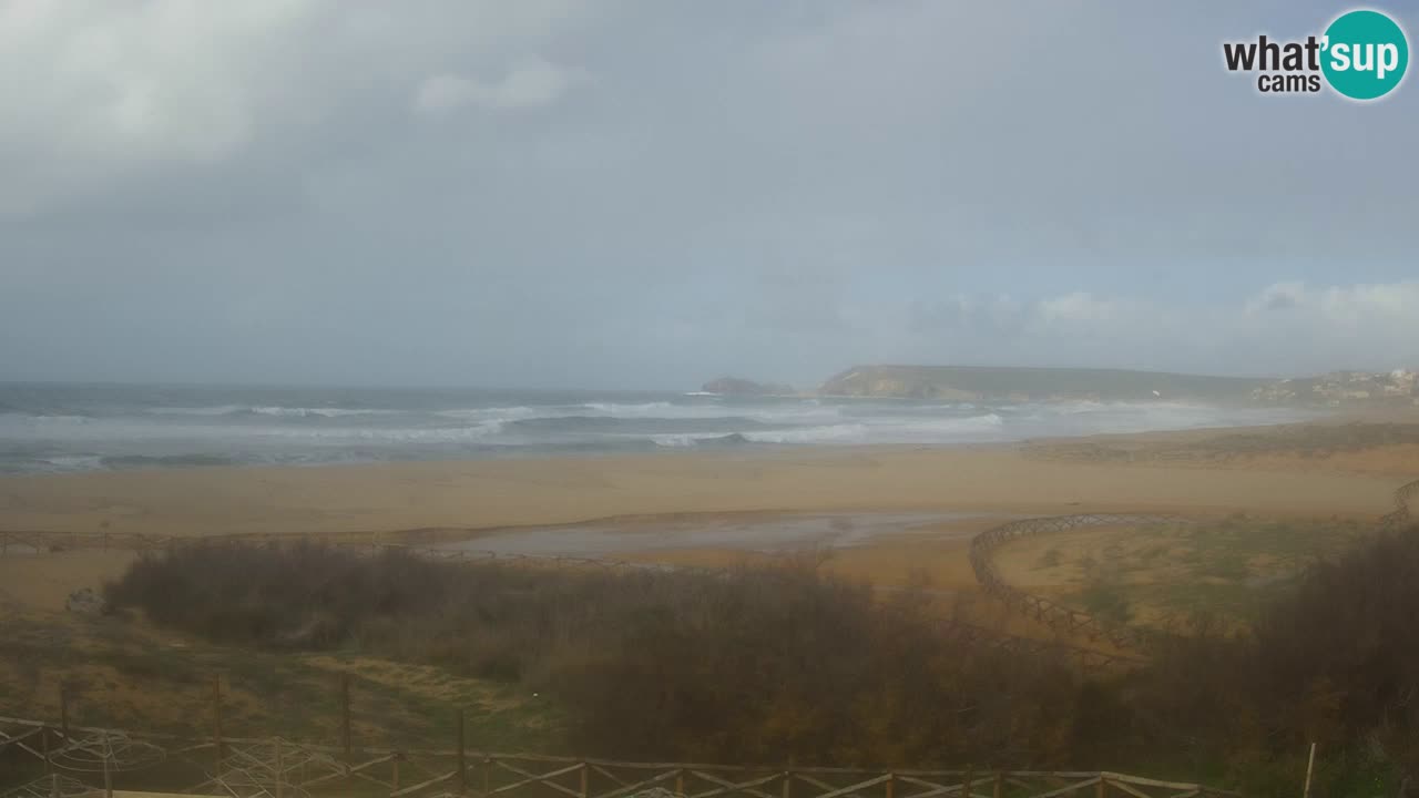 Webcam Torre dei Corsari – Vue en direct sur la plage depuis Punta Usai