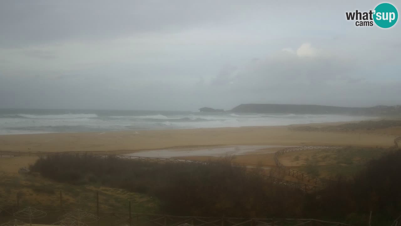 Webcam Torre dei Corsari – Vue en direct sur la plage depuis Punta Usai