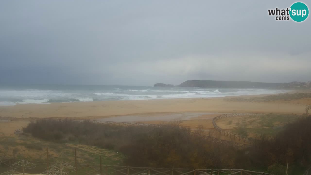 Webcam Torre dei Corsari – Live Beach View from Punta Usai