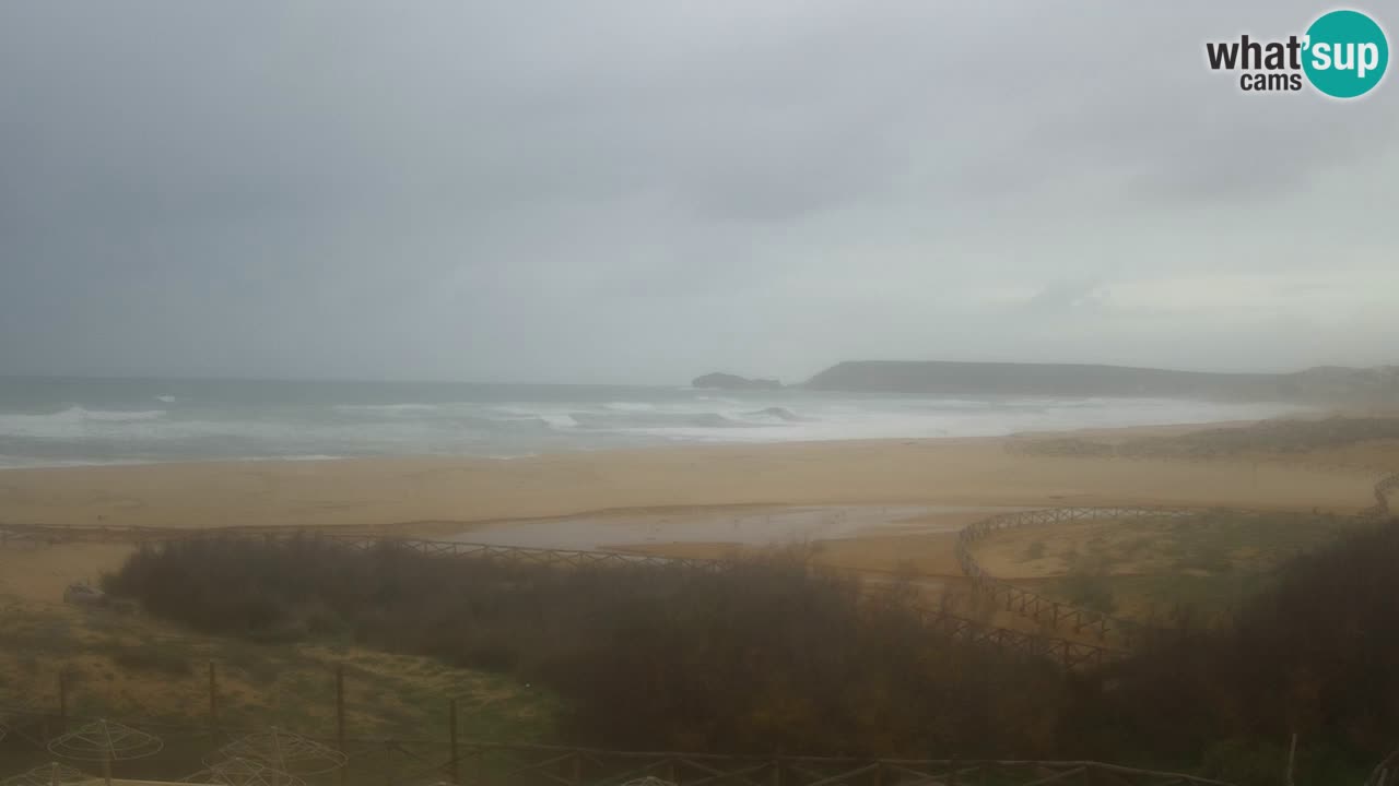 Webcam Torre dei Corsari – Live Beach View from Punta Usai