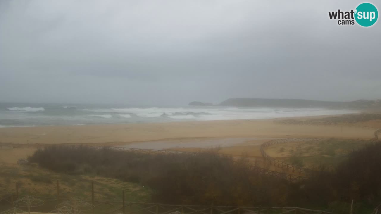 Webcam Torre dei Corsari – Vue en direct sur la plage depuis Punta Usai