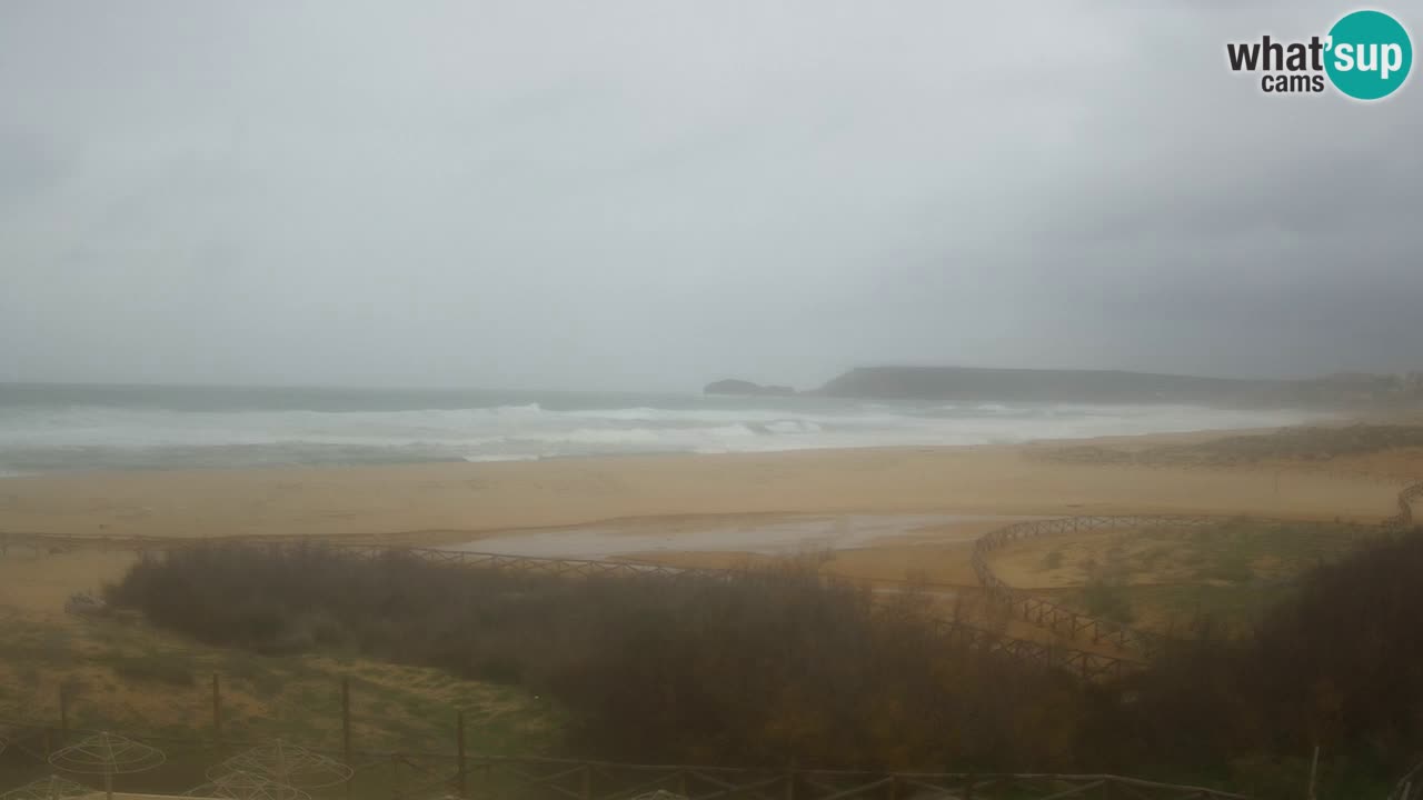 Webcam Torre dei Corsari – Live Beach View from Punta Usai