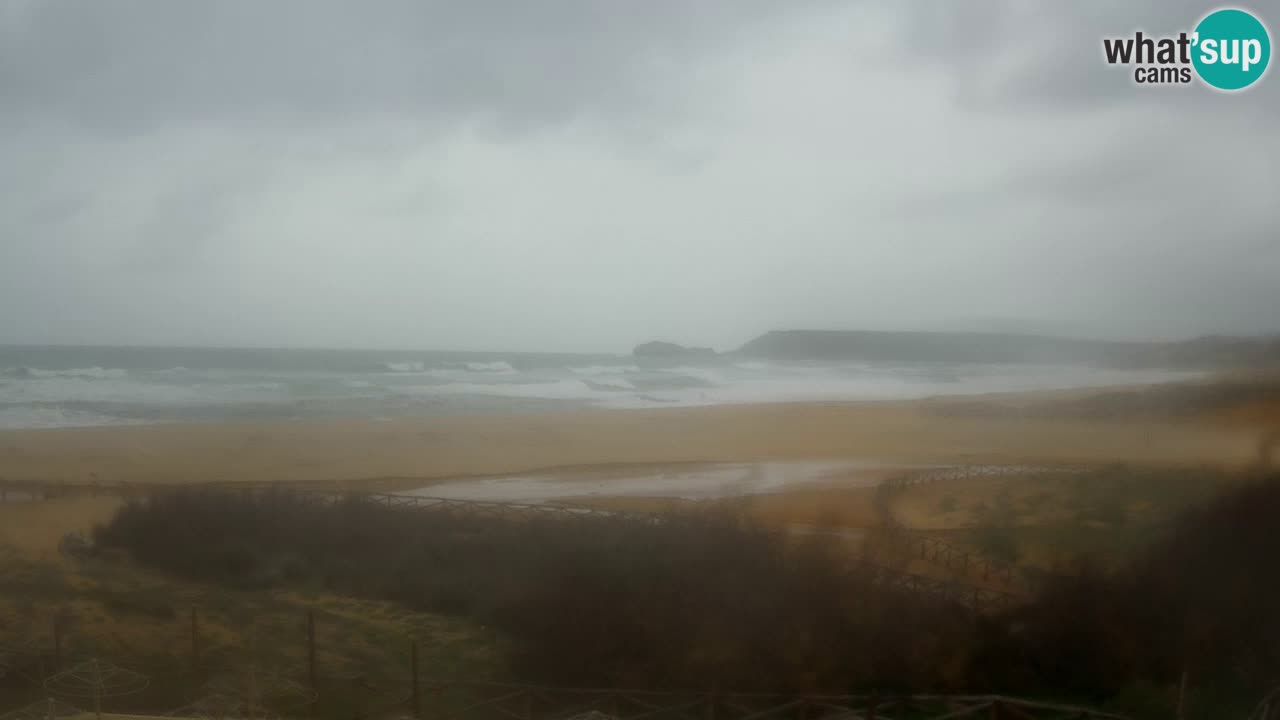 Cámara web Torre dei Corsari – Vista en directo de la playa desde Punta Usai
