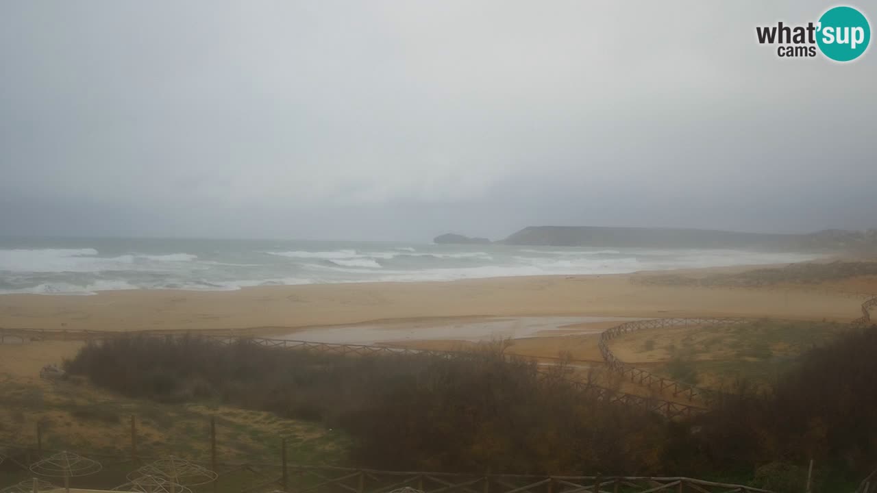 Webcam Torre dei Corsari – Vista live sulla spiaggia da Punta Usai