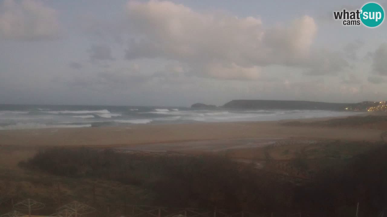 Webcam Torre dei Corsari – Vista live sulla spiaggia da Punta Usai