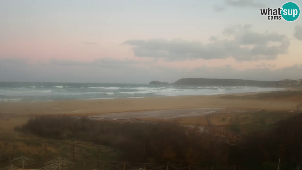 Webcam Torre dei Corsari – Vista live sulla spiaggia da Punta Usai
