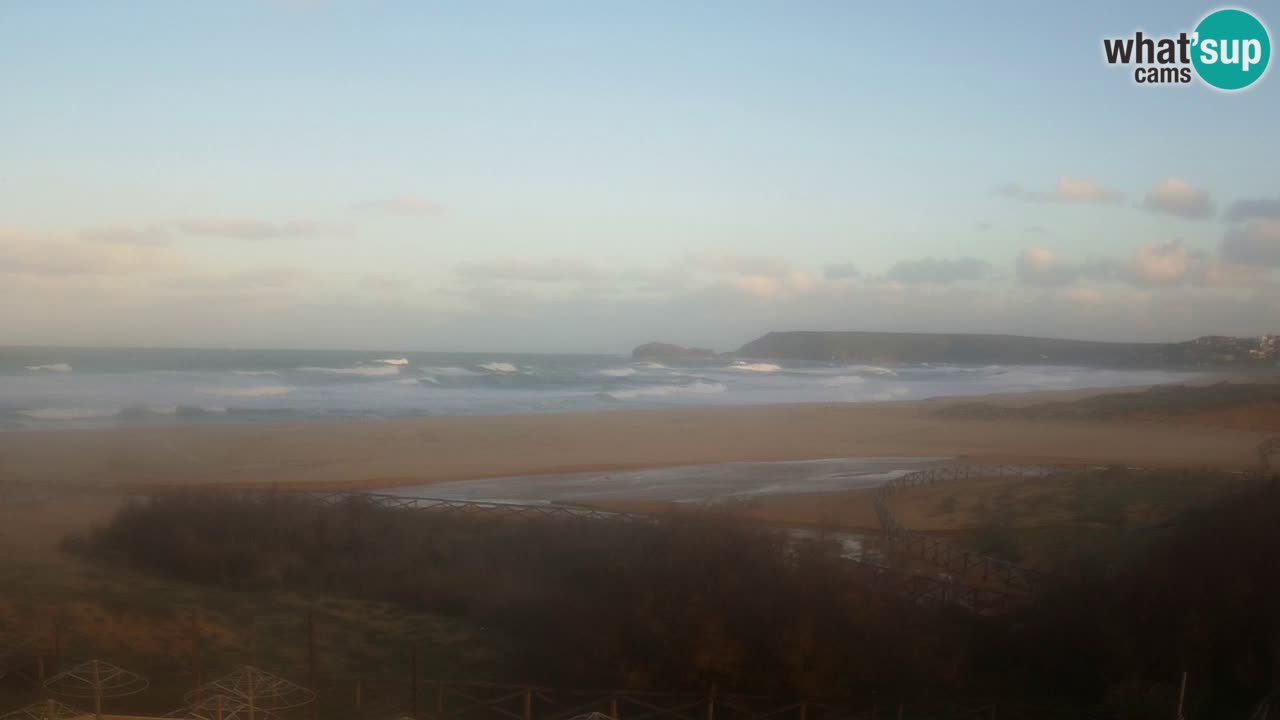 Webcam Torre dei Corsari – Live Beach View from Punta Usai