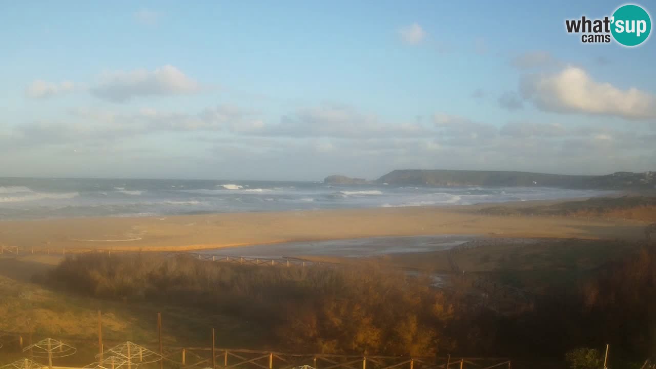 Webcam Torre dei Corsari – Live Beach View from Punta Usai