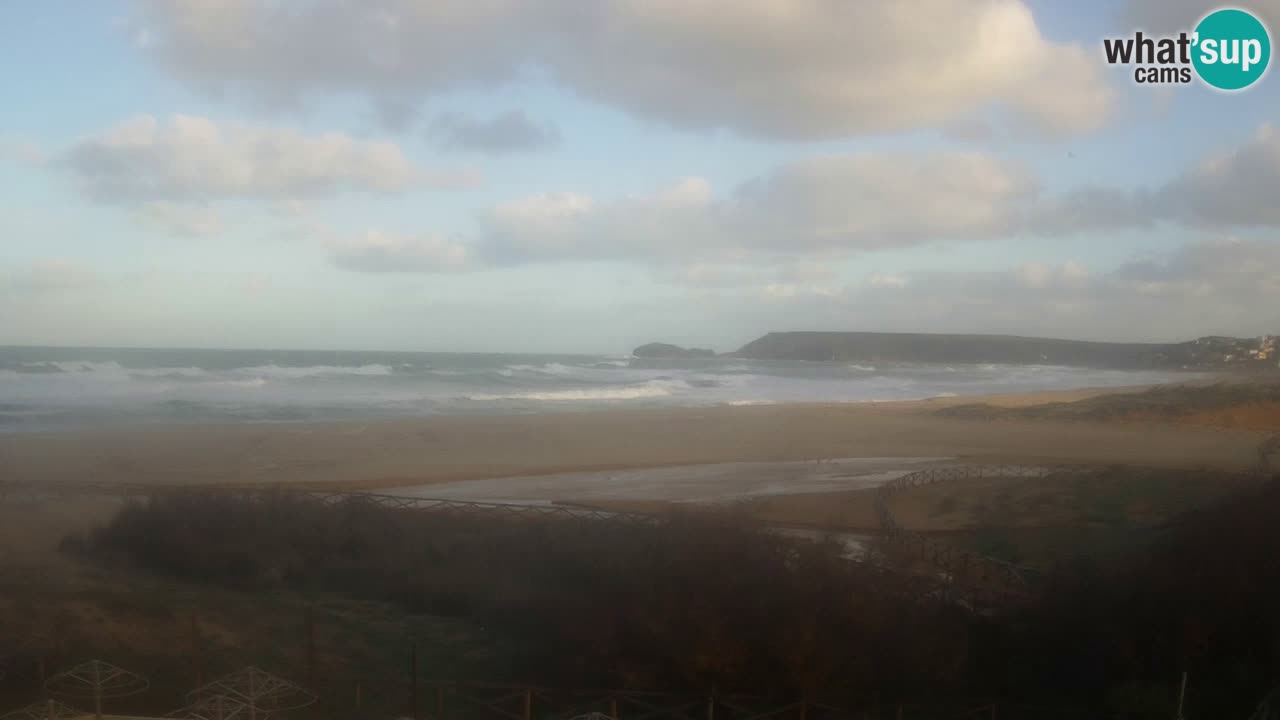 Webcam Torre dei Corsari – Live Beach View from Punta Usai