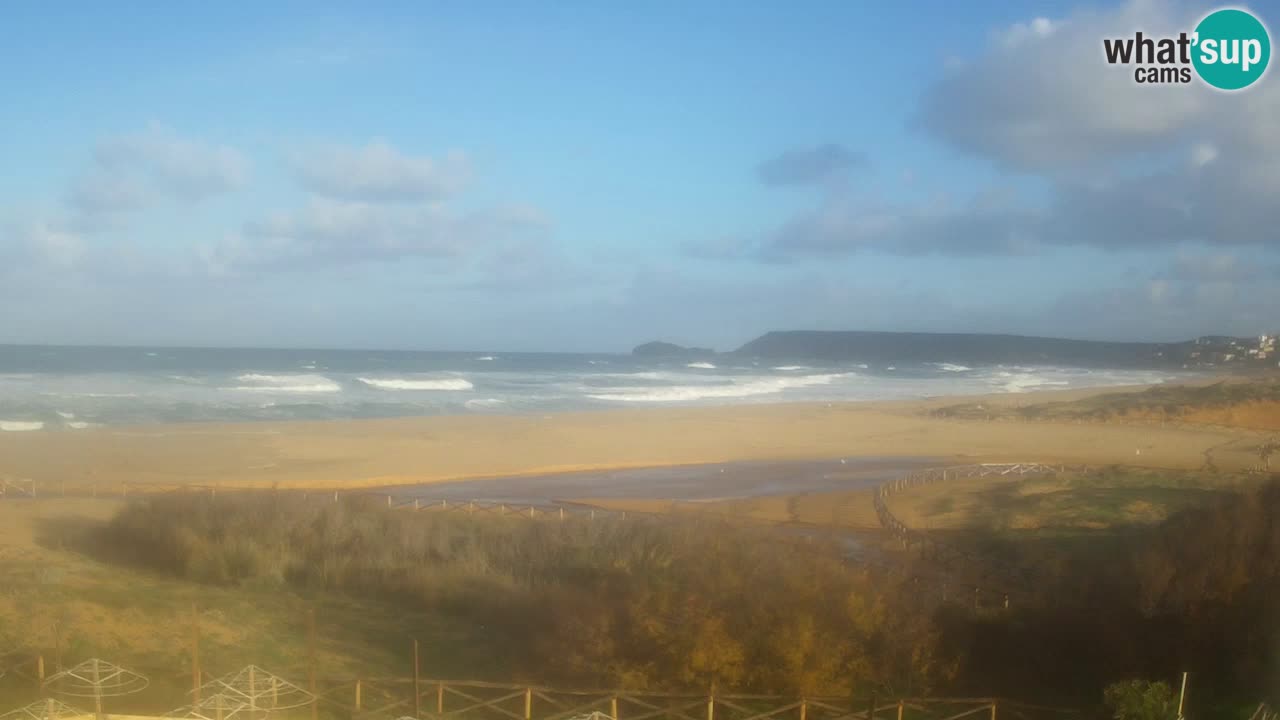 Webcam Torre dei Corsari – Live Beach View from Punta Usai