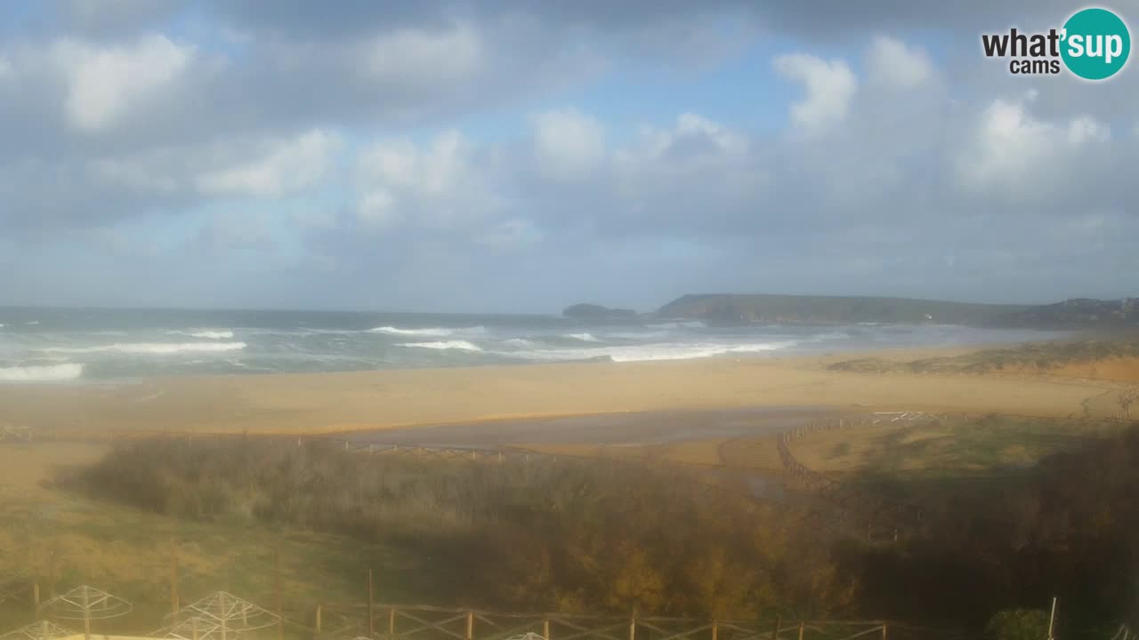 Webcam Torre dei Corsari – Vue en direct sur la plage depuis Punta Usai