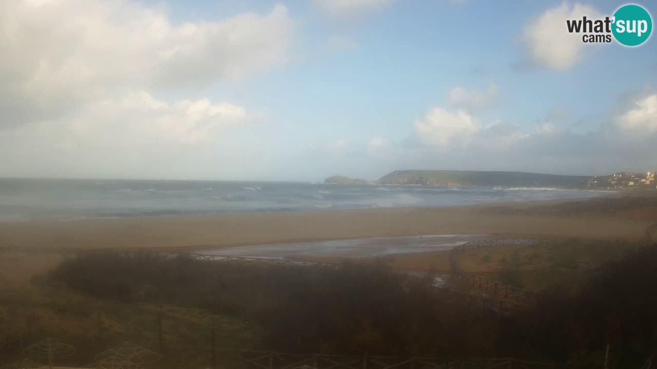 Webcam Torre dei Corsari – Vue en direct sur la plage depuis Punta Usai