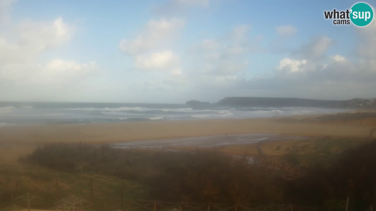 Webcam Torre dei Corsari – Liveblick auf den Strand von Punta Usai
