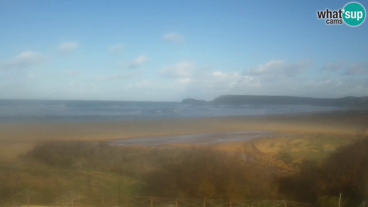 Webcam Torre dei Corsari – Live Beach View from Punta Usai