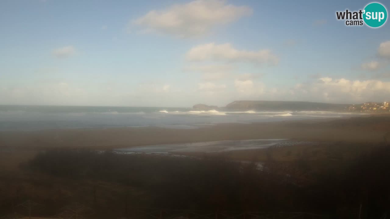 Webcam Torre dei Corsari – Vue en direct sur la plage depuis Punta Usai