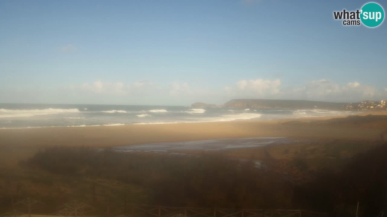 Webcam Torre dei Corsari – Live Beach View from Punta Usai