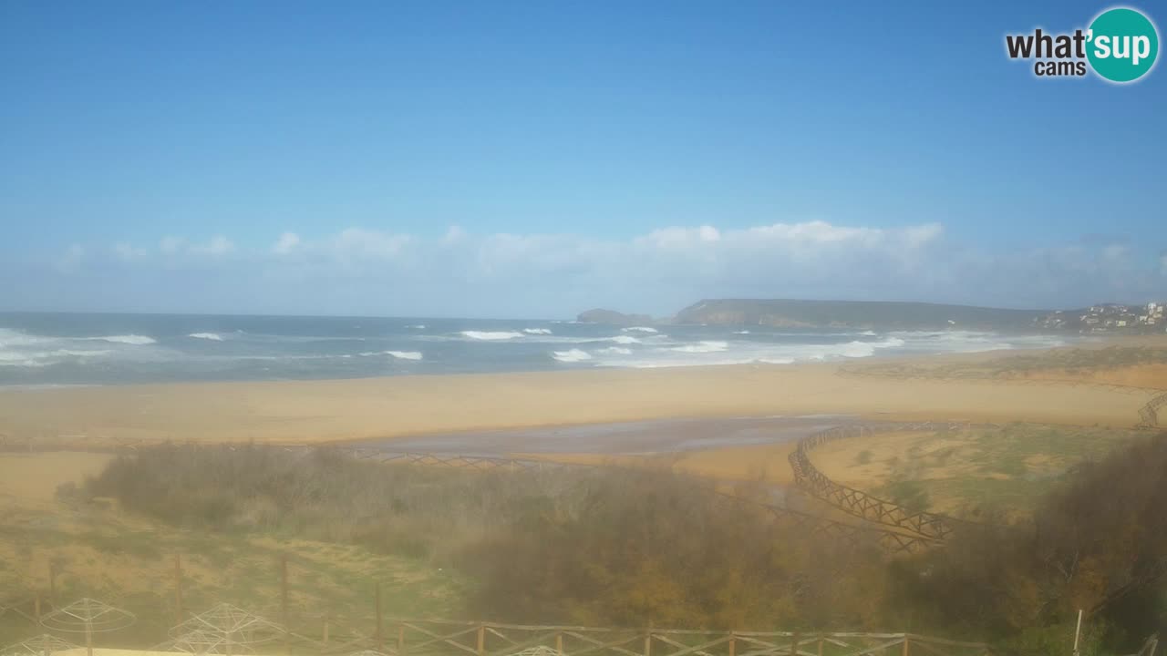 Spletna kamera Torre dei Corsari – Pogled v živo na plažo s Punta Usai