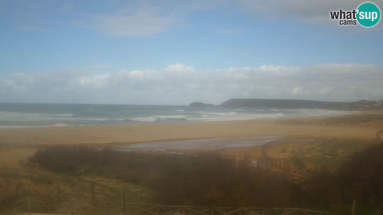 Spletna kamera Torre dei Corsari – Pogled v živo na plažo s Punta Usai