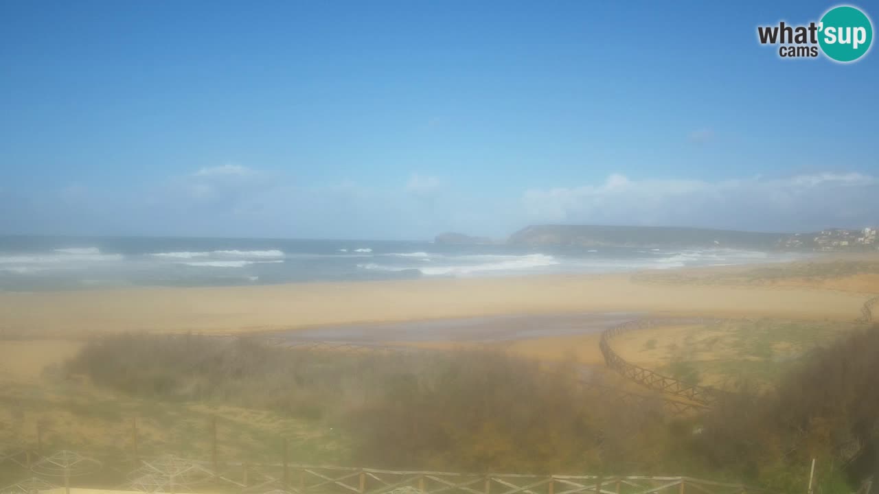 Webcam Torre dei Corsari – Live Beach View from Punta Usai