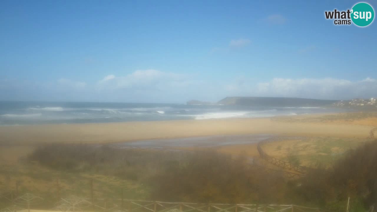 Webcam Torre dei Corsari – Vista live sulla spiaggia da Punta Usai