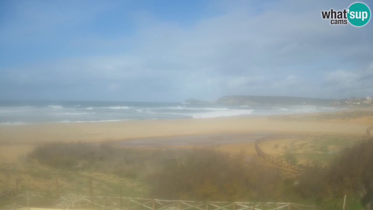 Webcam Torre dei Corsari – Live Beach View from Punta Usai