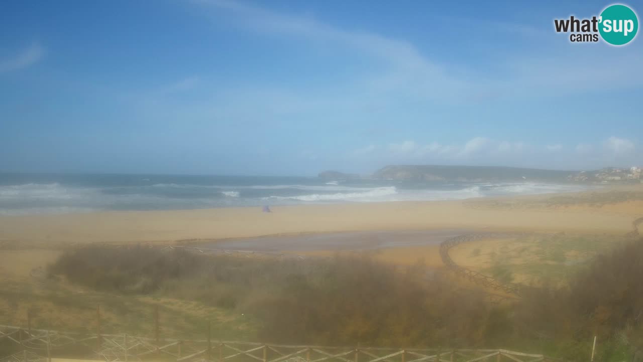 Webcam Torre dei Corsari – Vista live sulla spiaggia da Punta Usai