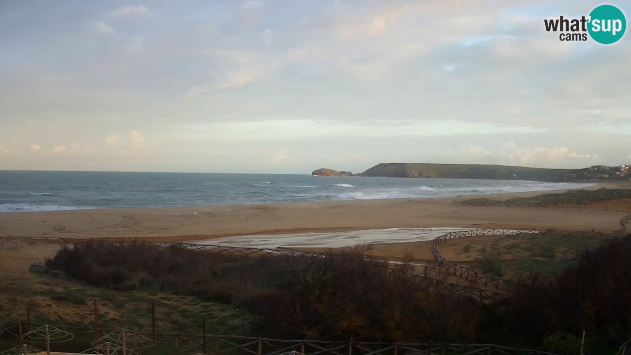 Webcam Torre dei Corsari – Vue en direct sur la plage depuis Punta Usai