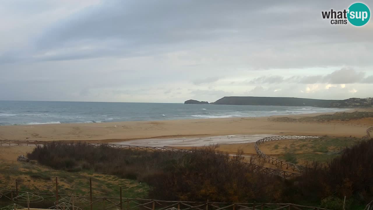 Cámara web Torre dei Corsari – Vista en directo de la playa desde Punta Usai