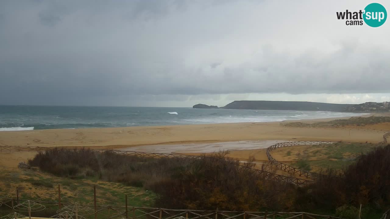 Web kamera Torre dei Corsari – Pogled uživo na plažu s Punta Usai