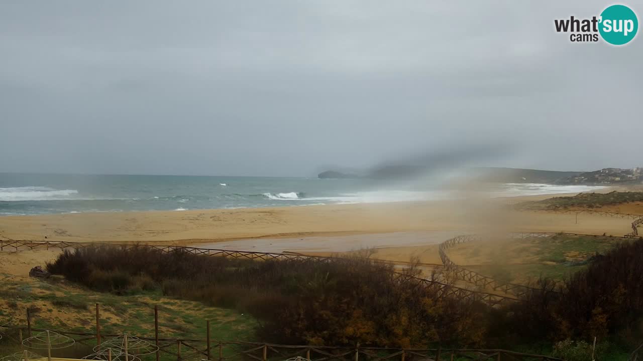 Cámara web Torre dei Corsari – Vista en directo de la playa desde Punta Usai