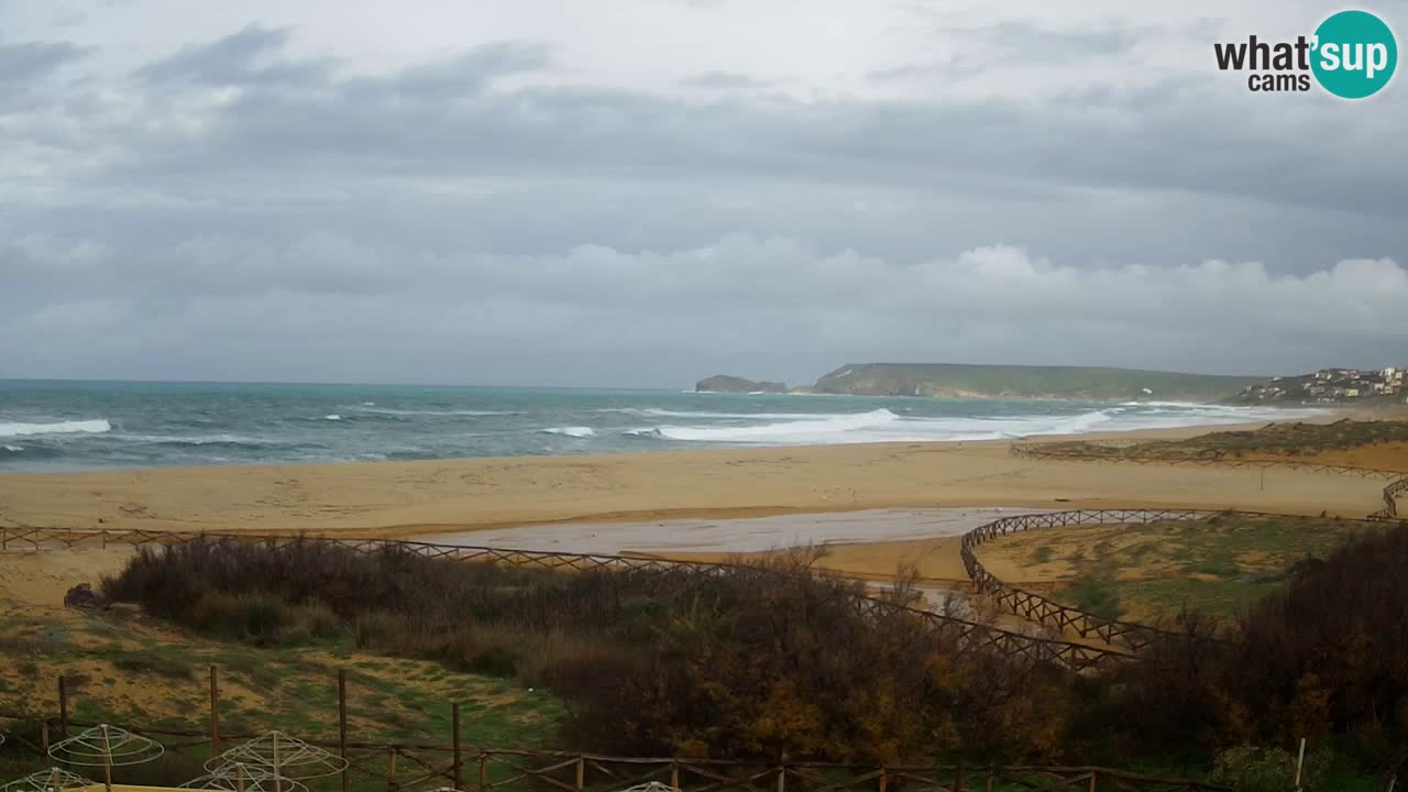Webcam Torre dei Corsari – Vista live sulla spiaggia da Punta Usai