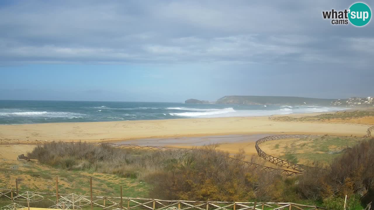 Webcam Torre dei Corsari – Liveblick auf den Strand von Punta Usai