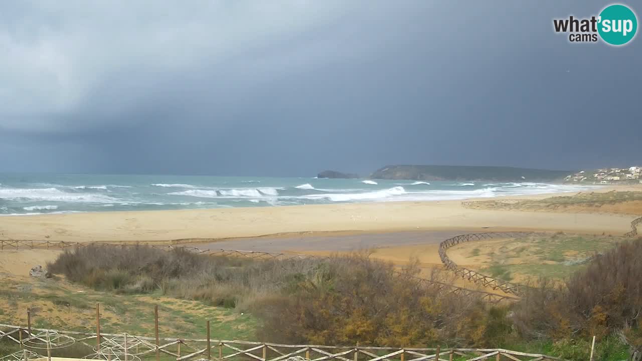 Cámara web Torre dei Corsari – Vista en directo de la playa desde Punta Usai