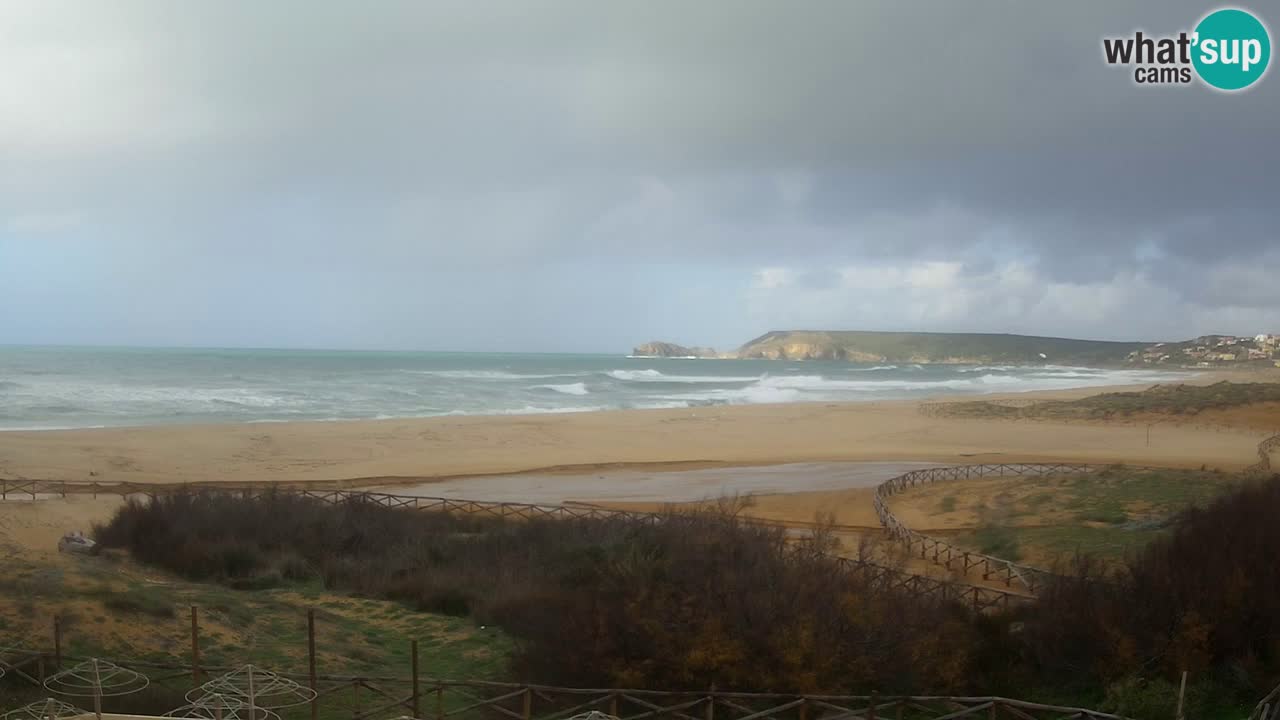 Cámara web Torre dei Corsari – Vista en directo de la playa desde Punta Usai
