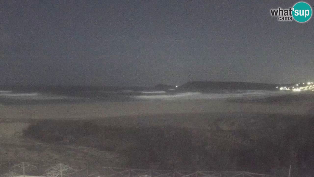 Webcam Torre dei Corsari – Vista live sulla spiaggia da Punta Usai