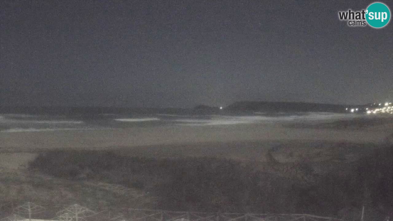 Cámara web Torre dei Corsari – Vista en directo de la playa desde Punta Usai