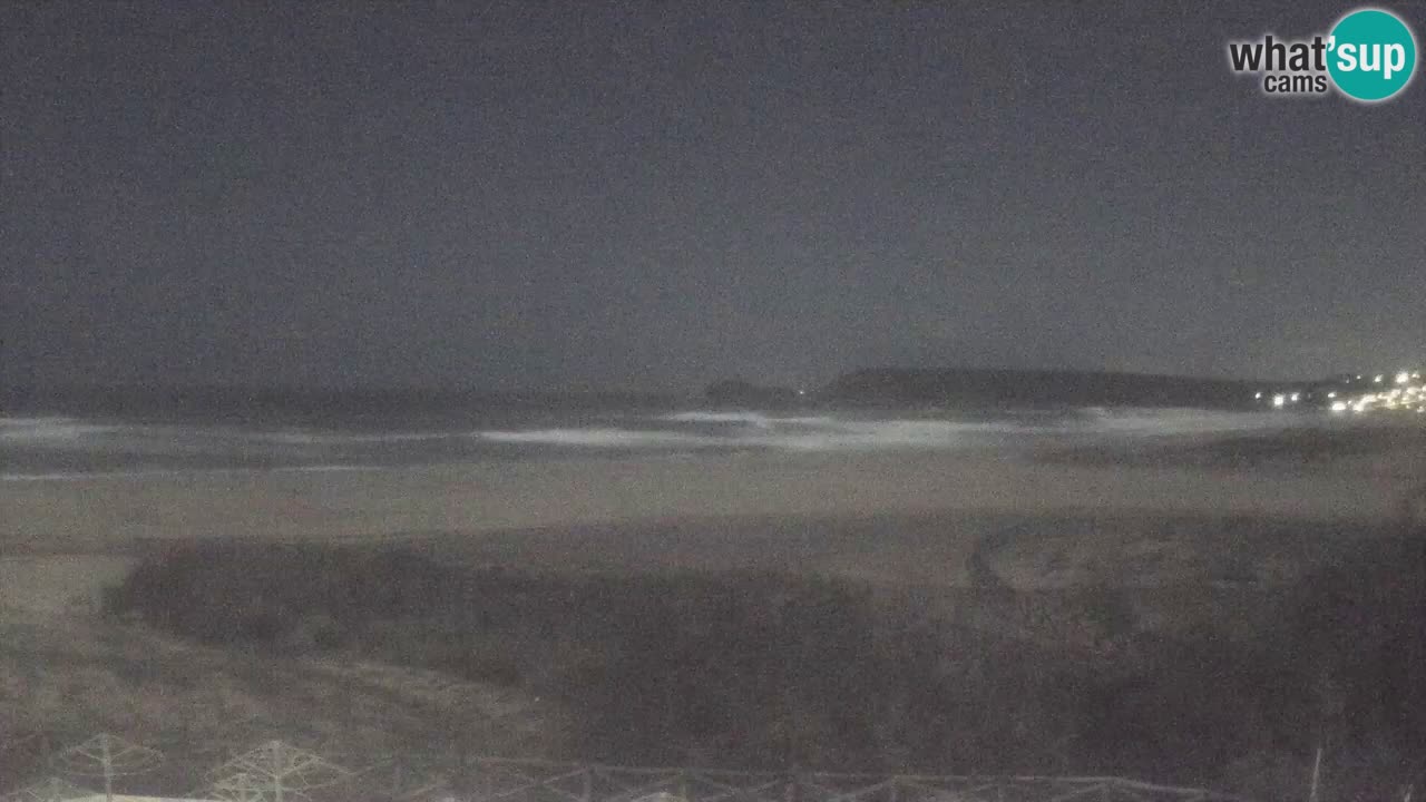 Webcam Torre dei Corsari – Vista live sulla spiaggia da Punta Usai