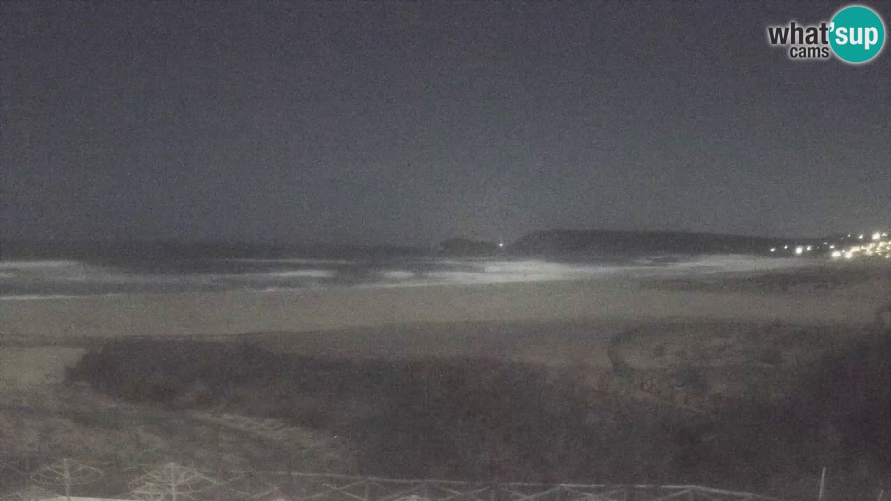 Webcam Torre dei Corsari – Vista live sulla spiaggia da Punta Usai