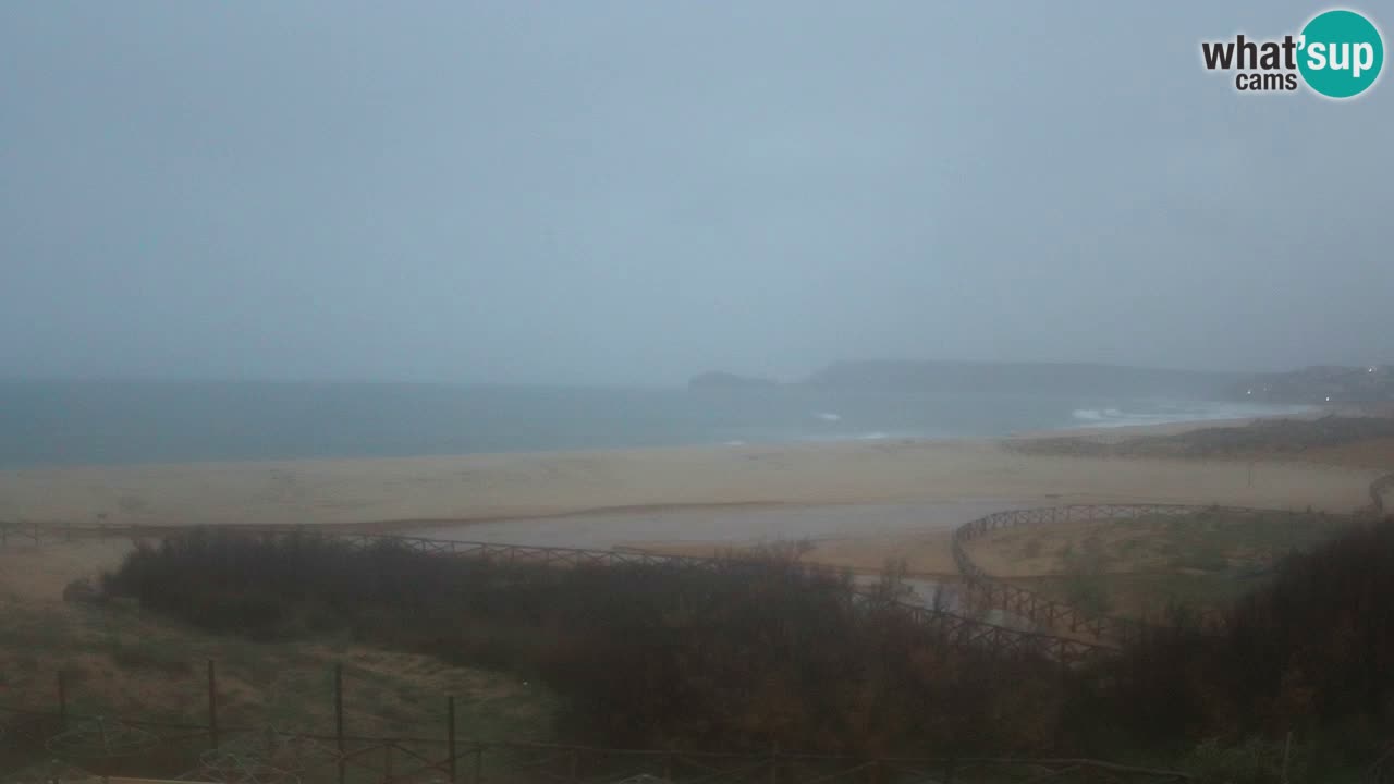 Webcam Torre dei Corsari – Vista live sulla spiaggia da Punta Usai