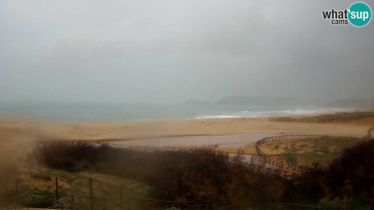 Webcam Torre dei Corsari – Vista live sulla spiaggia da Punta Usai