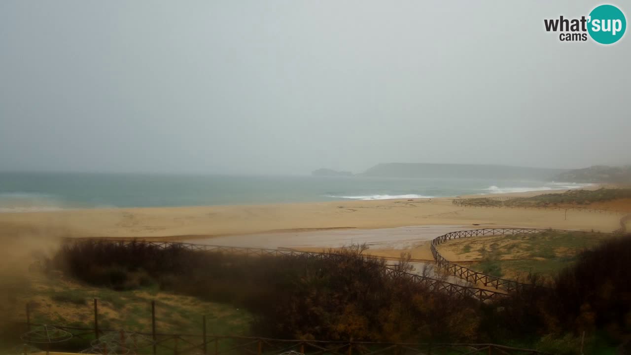 Webcam Torre dei Corsari – Live Beach View from Punta Usai