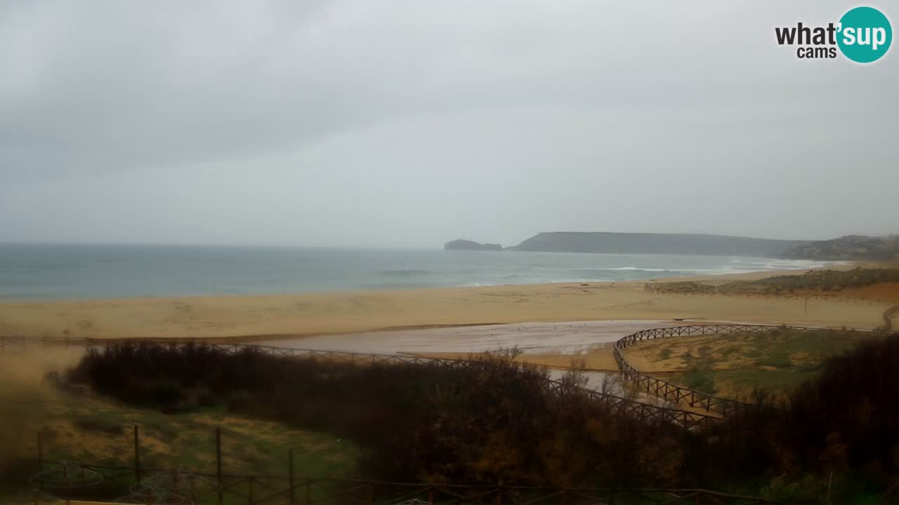Web kamera Torre dei Corsari – Pogled uživo na plažu s Punta Usai