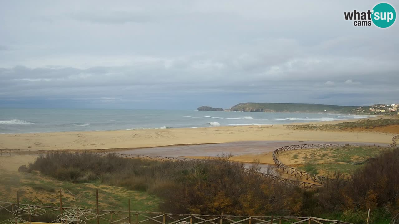 Webcam Torre dei Corsari – Vue en direct sur la plage depuis Punta Usai