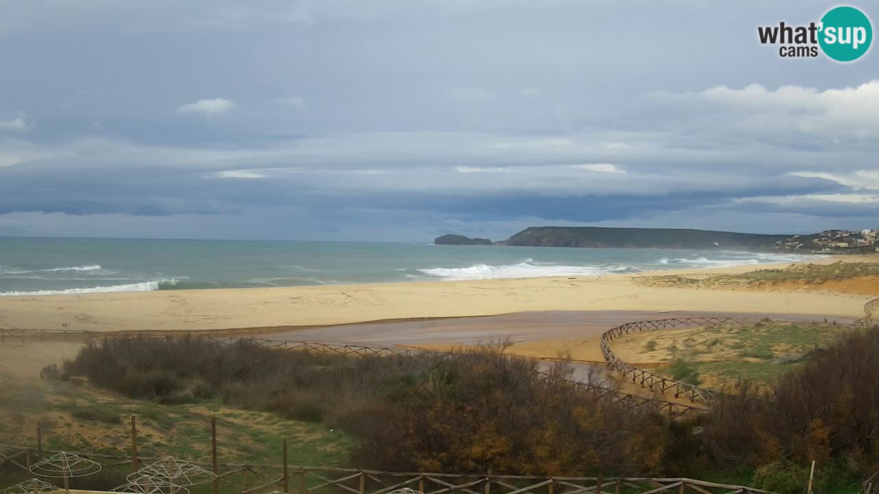 Webcam Torre dei Corsari – Vue en direct sur la plage depuis Punta Usai